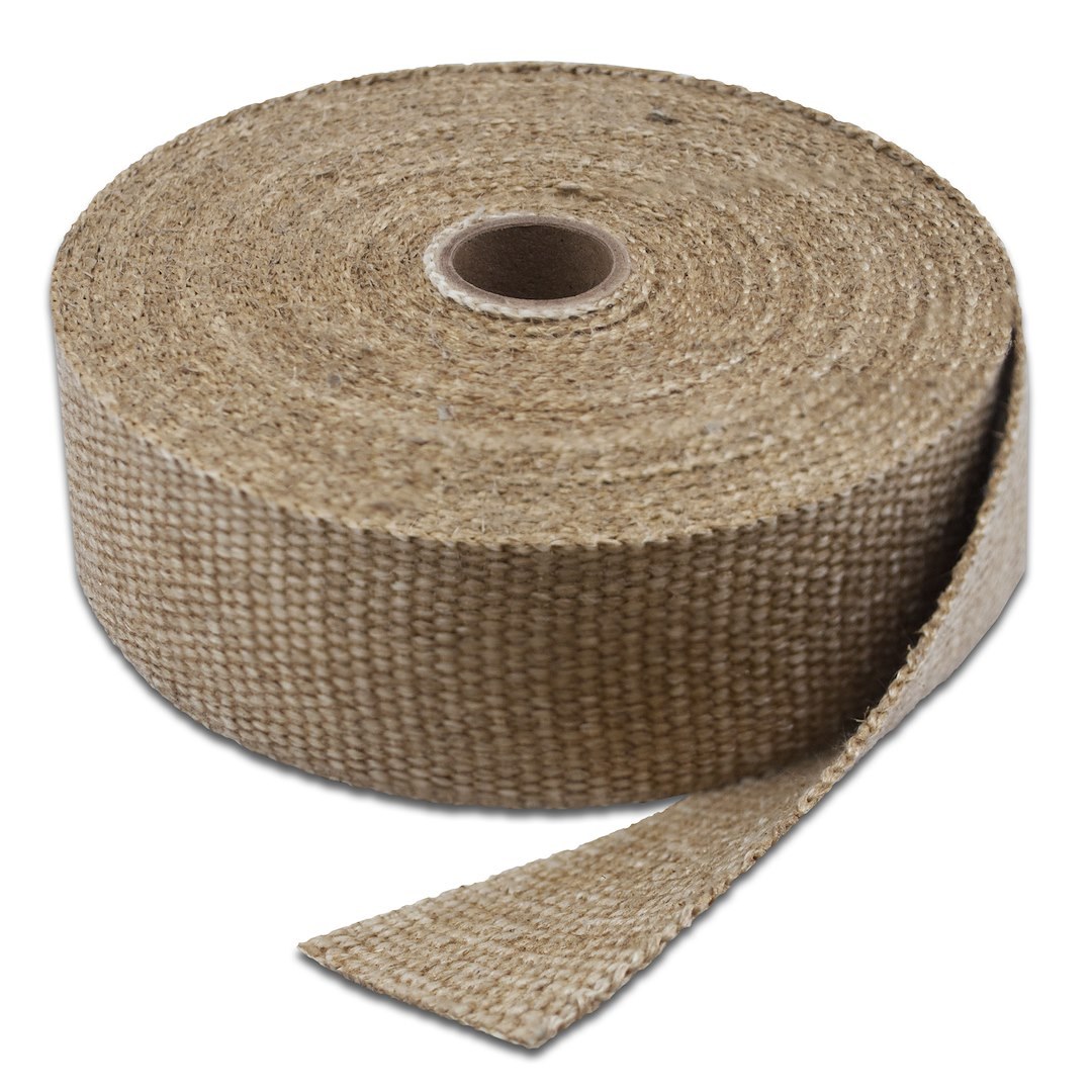 Thermo Tec Exhaust System Wrap, 50 Foot Roll, 2 Inch Wide, Natural, Withstands Continuous Heat Up to 2000 Degrees Fahrenheit, Includes 2 Rolls – 11003