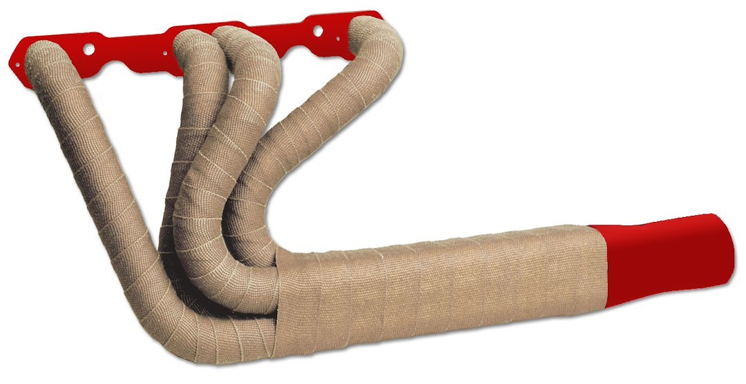 Thermo Tec Exhaust System Wrap, 50 Foot Roll, 2 Inch Wide, Natural, Withstands Continuous Heat Up to 2000 Degrees Fahrenheit, Includes 2 Rolls – 11003