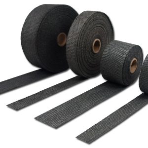 Thermo Tec Exhaust System Wrap, 50 Foot Roll, 1 Inch Wide, Graphite Black, Withstands Continuous Heat Up to 2000 Degrees Fahrenheit – 11021