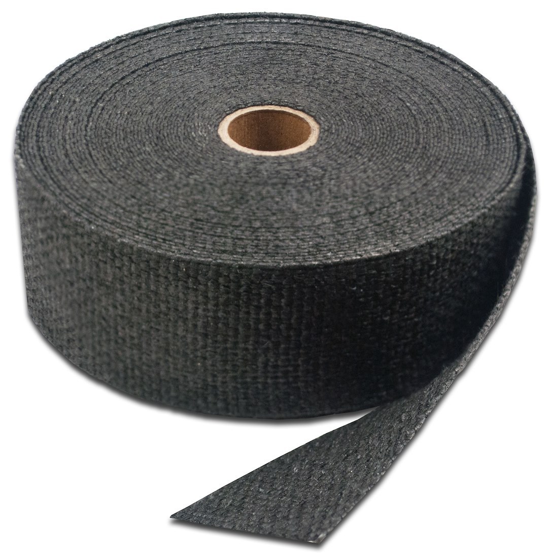 Thermo Tec Exhaust System Wrap, 50 Foot Roll, 1 Inch Wide, Graphite Black, Withstands Continuous Heat Up to 2000 Degrees Fahrenheit – 11021