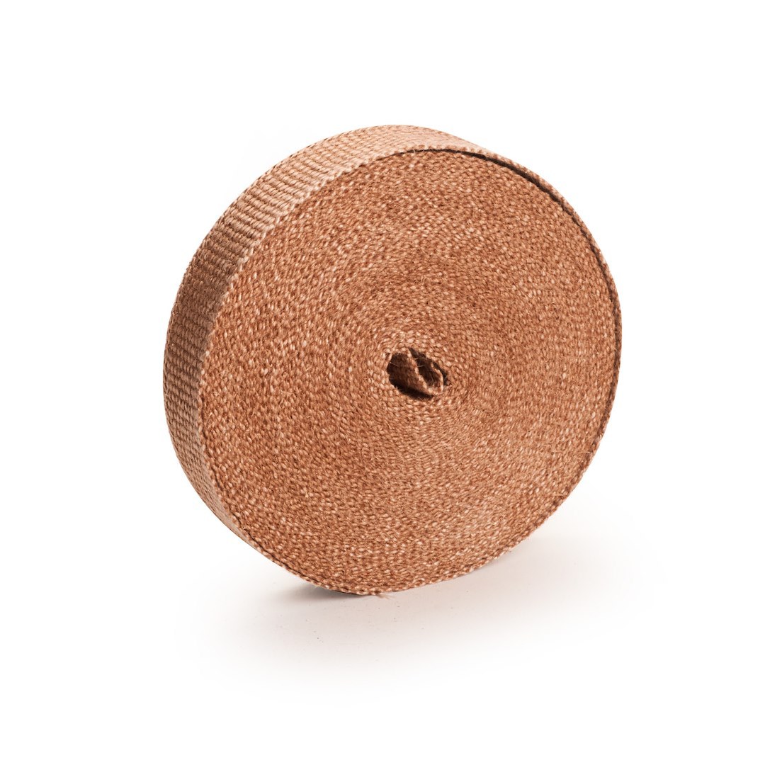 Thermo Tec Exhaust System Wrap, 50 Foot Roll, 1 Inch Wide, Copper, Withstands Continuous Heat Up to 2000 Degrees Fahrenheit, Includes 1 Roll – 11031