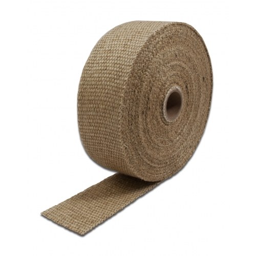 Thermo Tec Exhaust System Wrap, 15 Foot Roll, 2 Inch Wide, Natural, Withstands Continuous Heat Up to 2000 Degrees Fahrenheit, Includes 1 Roll – 11152