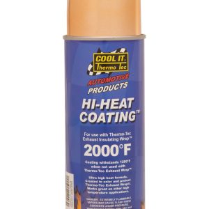 Thermo Tec Exhaust System Wrap Coating, Hi-Heat, For Use with Exhaust Insulating Wrap, 11 Ounce Aerosol Can, Copper – 12003