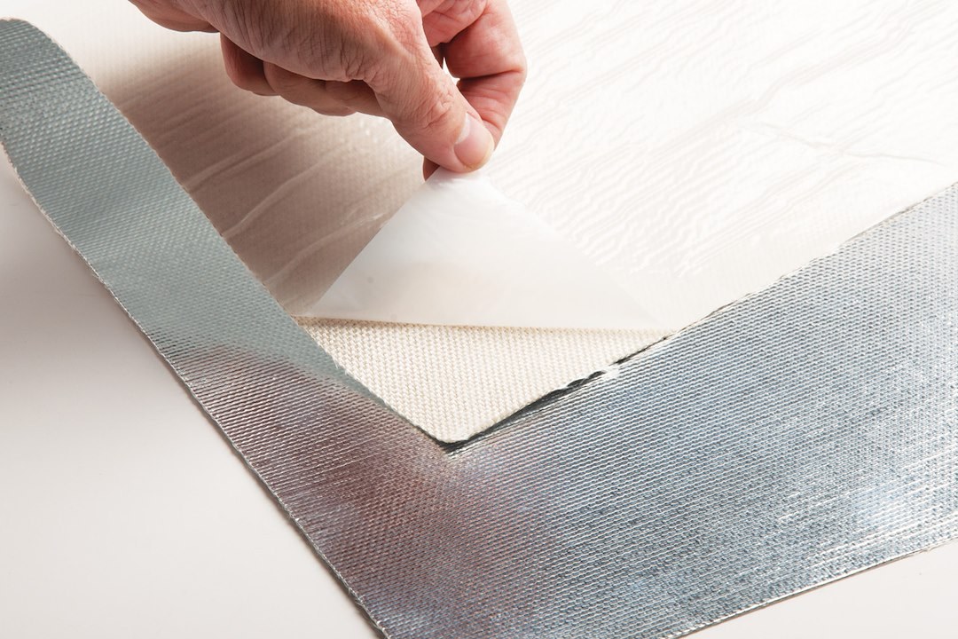 Thermo Tec Heat Shield Material, Adhesive Back Heat Barrier, 12 Inch Width X 24 Inch Length, Withstands Up to 2000 Degrees Fahrenheit, Silica – 13575