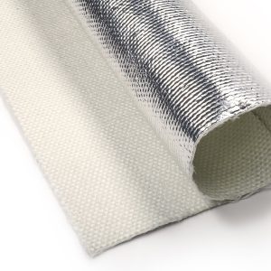Thermo Tec Heat Shield Material, Aluminized Heat Barrier, 40 Inch Width X 36 Inch Length, 350 to 1200 Degrees Fahrenheit Maximum, Silica – 14001
