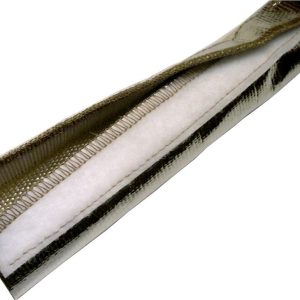 Thermo Tec Heat Shield Material, Express Series, 3 Foot Length X 1/2 to 1 Inch Diameter, Up to 2000 Degree Fahrenheit Maximum, Mylar Foil – 14030