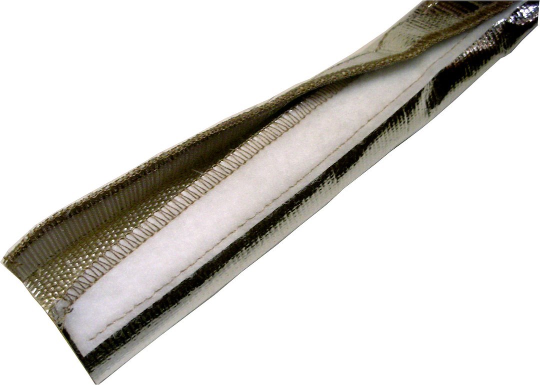 Thermo Tec Heat Shield Material, Express Series, 3 Foot Length X 1/2 to 1 Inch Diameter, Up to 2000 Degree Fahrenheit Maximum, Mylar Foil – 14030