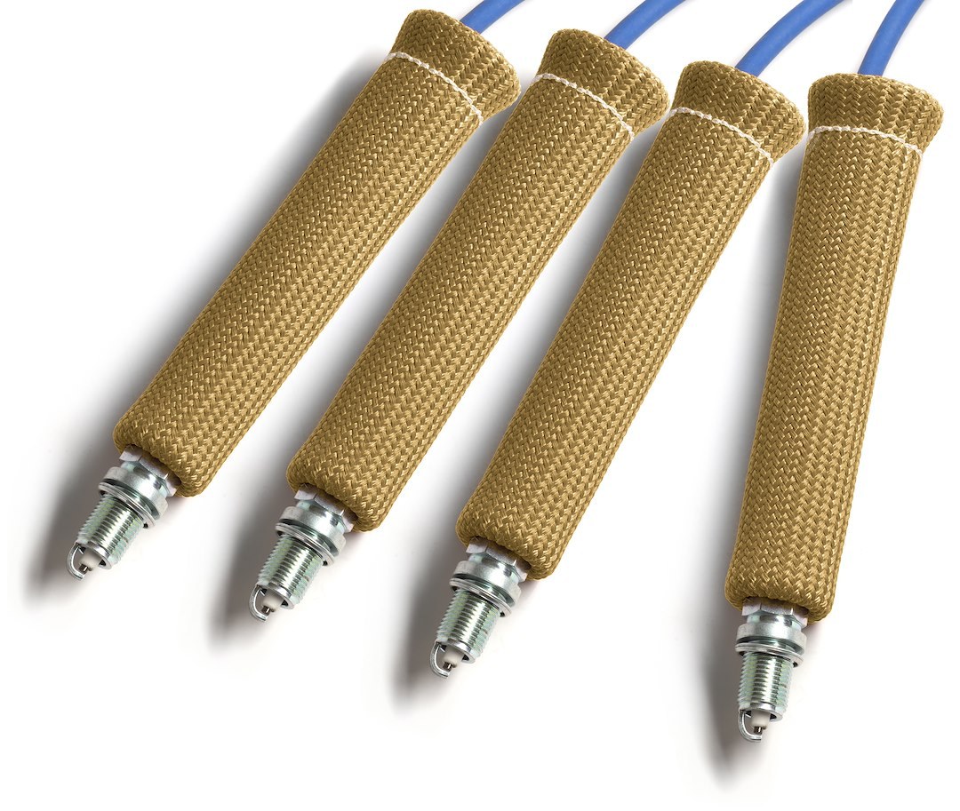 Thermo Tec Spark Plug Wire Heat Sleeve, Cool-It, Universal, Pack of 4, Natural – 14260