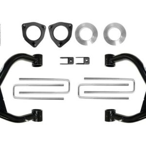 Tuff Country Lift Kit Suspension, 4 Inch Front Lift, 2 Inch Rear Lift, Without Shocks IN Kit – Shock Change Not Necessary, Black Components – 14199