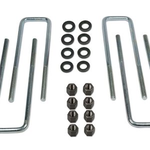 Tuff Country Leaf Spring Axle U Bolt Kit, 14-5/8 Inch Long, 2-3/4 Inch Width, 9/16 Inch Thread, Square, Set of 4 – 17852