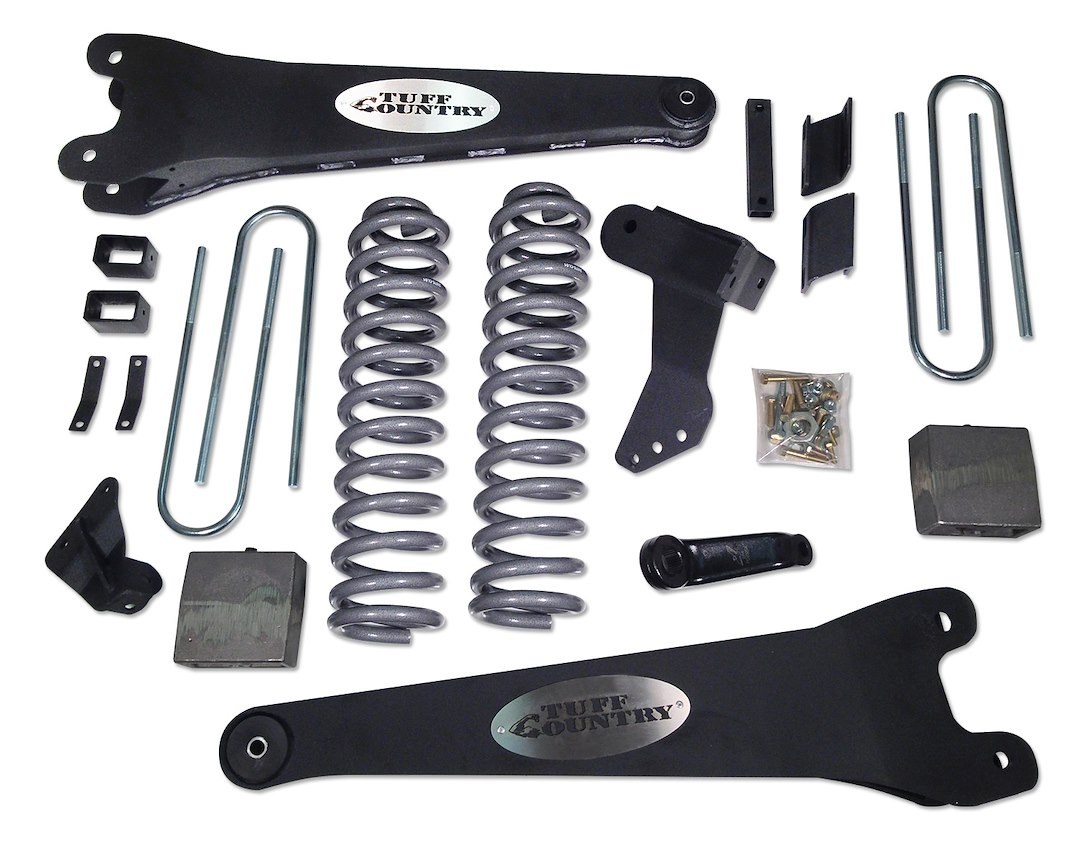 Tuff Country Lift Kit Suspension, 4 Inch Front Lift, 3 Inch Rear Lift, Without Shock Absorbers IN Kit – Shock Change Necessary – 24995