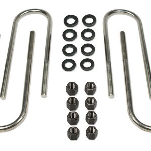 Tuff Country Leaf Spring Axle U Bolt Kit, 14-1/2 Inch Long, 3-5/8 Inch Width, 5/8 Inch Thread, Round, Set of 4 – 27854