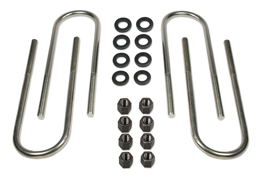 Tuff Country Leaf Spring Axle U Bolt Kit, 14-1/2 Inch Long, 3-5/8 Inch Width, 5/8 Inch Thread, Round, Set of 4 – 27854