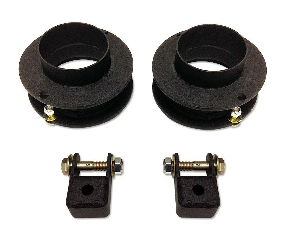 Tuff Country Leveling Kit Suspension, 2 Inch Lift, Coil Spring Spacer, With Coil Spring Spacers/ Shock Absorber Relocation Brackets – 32909