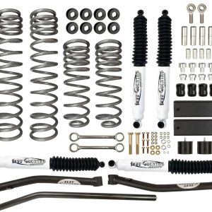 Tuff Country Lift Kit Suspension, SX8000, 3-1/2 Inch Front Lift, 3-1/2 Inch Rear Lift, With Front and Rear SX8000 Shock Absorbers – 43205KN