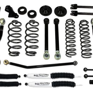 Tuff Country Lift Kit Suspension, SX8000, 4 Inch Front Lift, 4 Inch Rear Lift, With Front and Rear SX8000 Shock Absorbers – 44002KN
