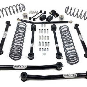 Tuff Country Lift Kit Suspension, Ez Ride, 4 Inch Front Lift, 4 Inch Rear Lift, Without Shock Absorbers IN Kit – Shock Change Necessary – 44100