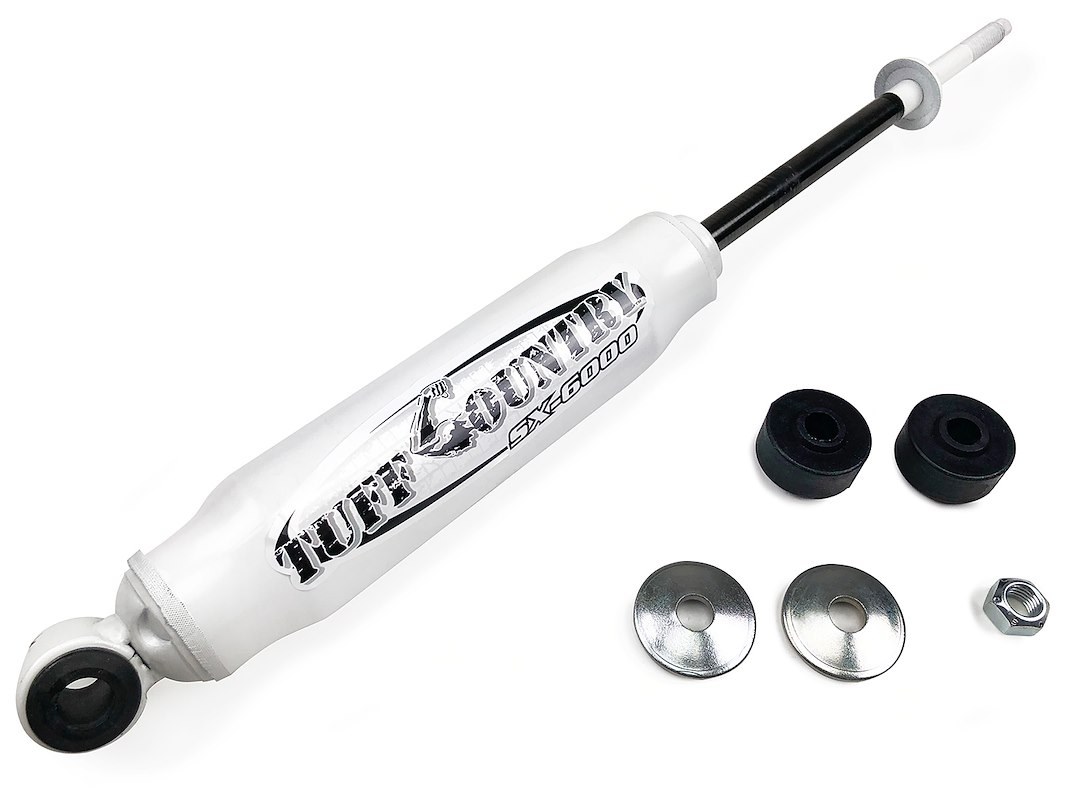 Tuff Country Shock Absorber, SX6000, Cellular Nitrogen Gas Charged, Without Reservoir, Non Adjustable, Without Shock Boots, White, Single – 62182