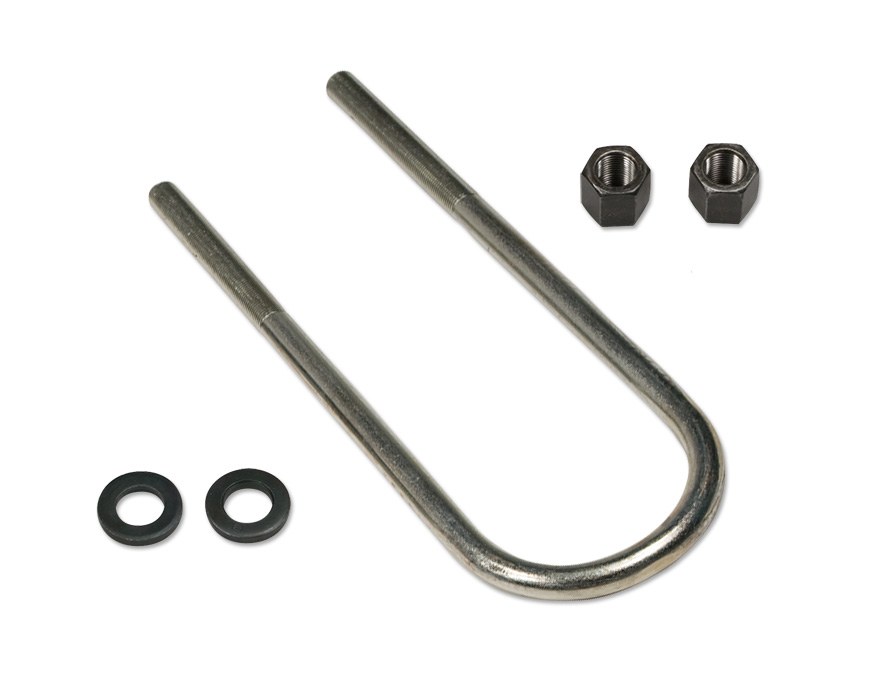 Tuff Country Leaf Spring Axle U Bolt, 10-1/2 Inch Long, 3-1/2 Inch Wide, 9/16 Inch Thread, Round, Single – 96283