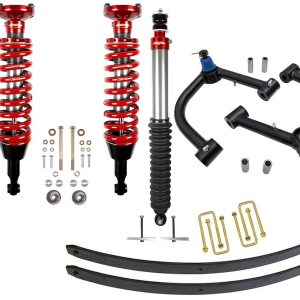 Tuff Country Lift Kit Suspension, Toytec, 2 to 3 Inch Front Lift, 2 to 3 Inch Rear Lift – TT-TAC-05A