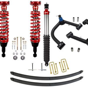 Tuff Country Lift Kit Suspension, Toytec, 2 to 3 Inch Front Lift, 2 to 3 Inch Rear Lift – TT-TAC-16A