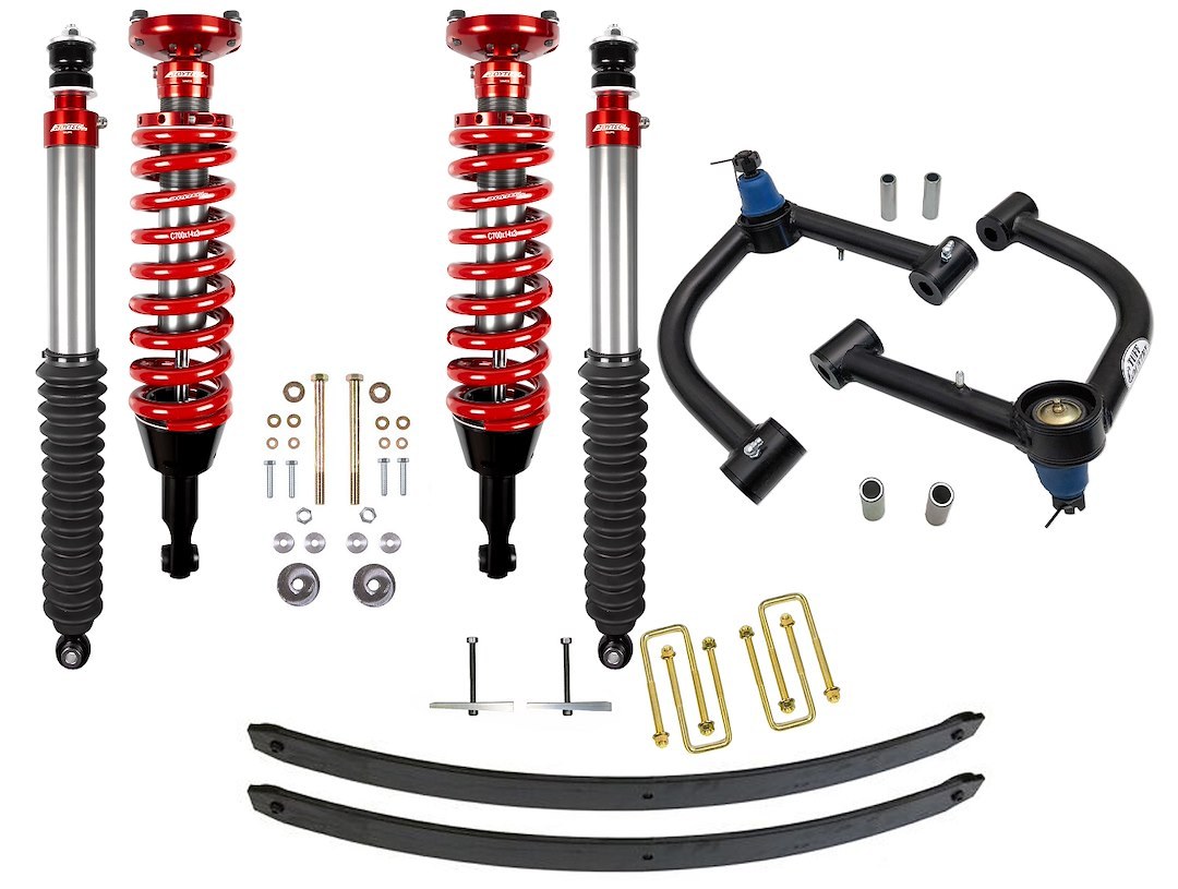 Tuff Country Lift Kit Suspension, Toytec, 2 to 3 Inch Front Lift, 2 to 3 Inch Rear Lift – TT-TAC-16A