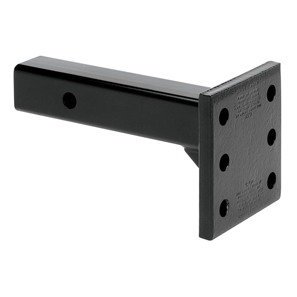 Tow Ready Pintle Hook Mounting Plate, 2 Inch Receiver Mount, 6000 Pound Towing Capacity/ 600 Pound Tongue Weight Capacity, 3 Sets of Holes – 63056