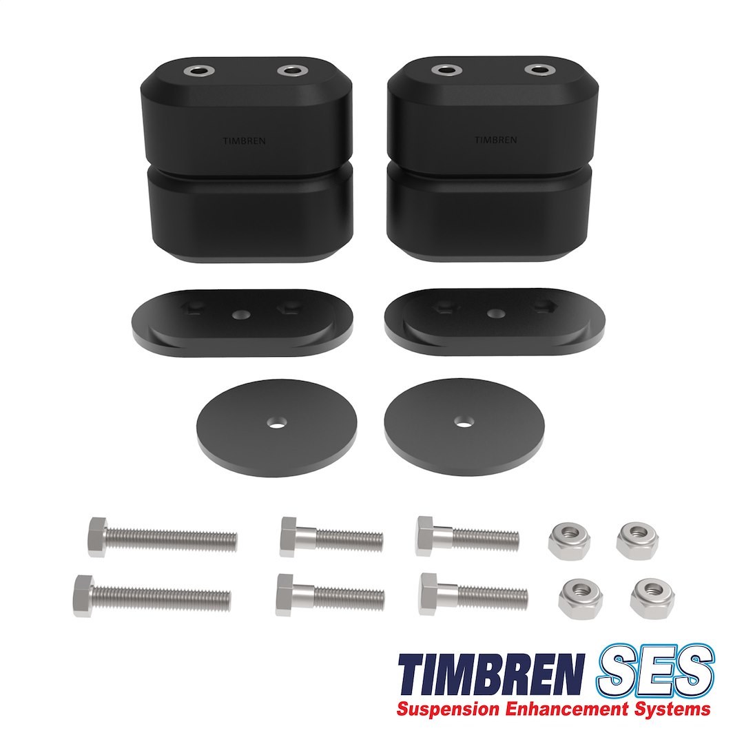 Timbren Helper Spring Kit, Ses (suspension Enhancement Systems), Rubber Spring, Frame Mount, 11,000 Pound Weight Capacity – GMRCK15MR