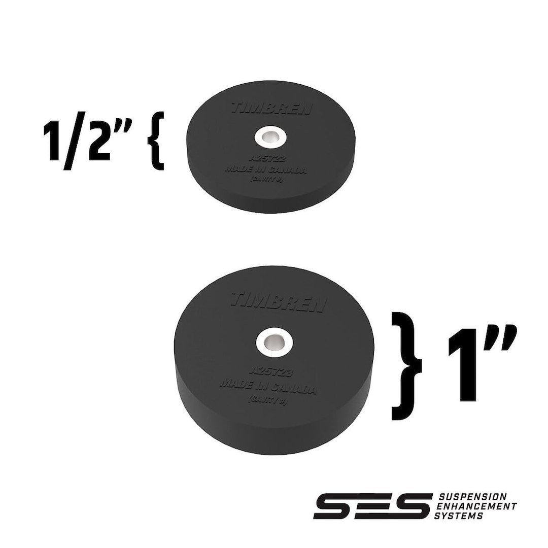 Timbren Helper Spring Spacer, Ses (suspension Enhancement Systems), For Use with Timbren Helper Spring Kit Tortndr and Torttndr, Rubber – SPCRTORTNDR