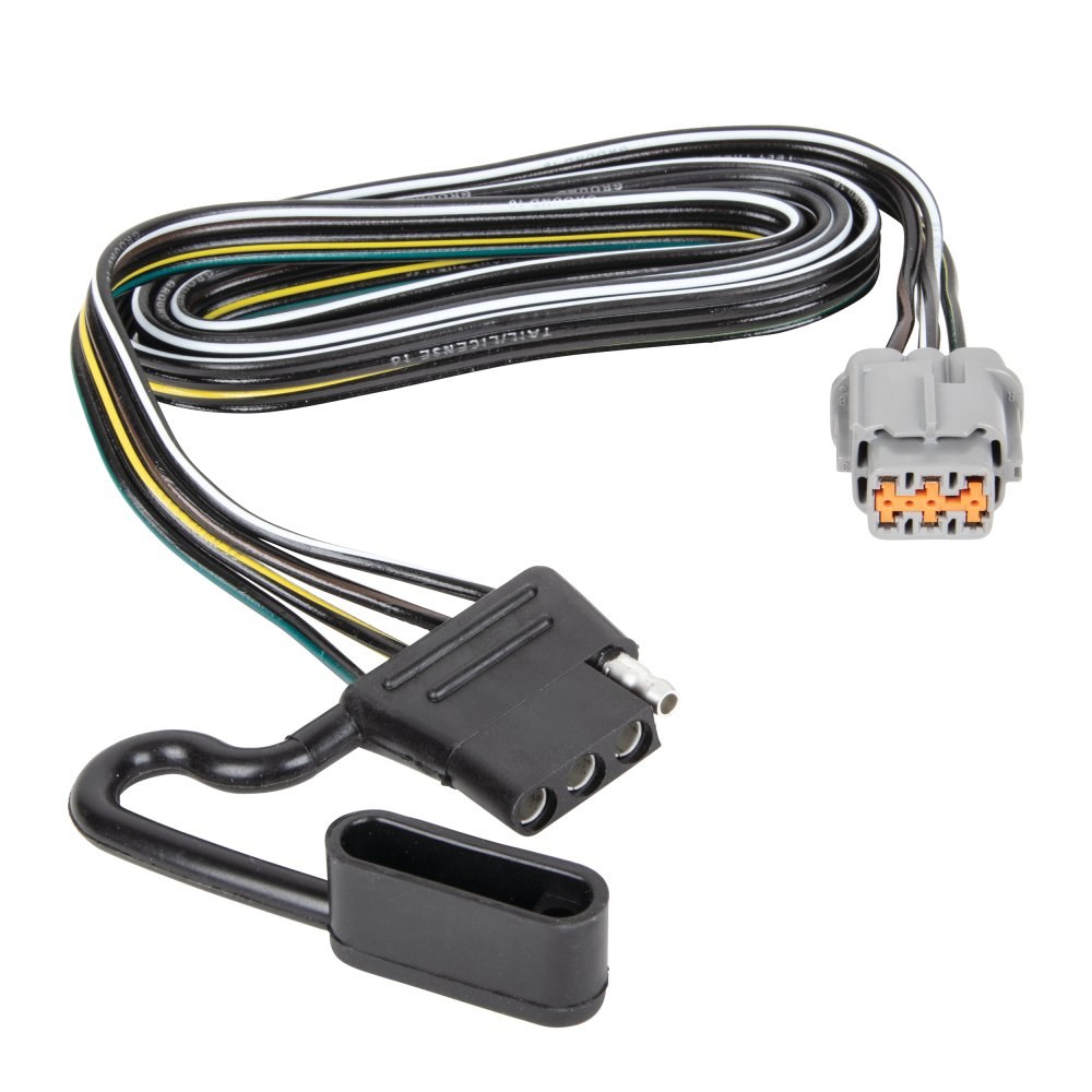Tekonsha Trailer Wiring Connector, T-One, T-One Connector Assembly with Circuit Protected Modulite HD Module, 4-WAY Flat – 118294