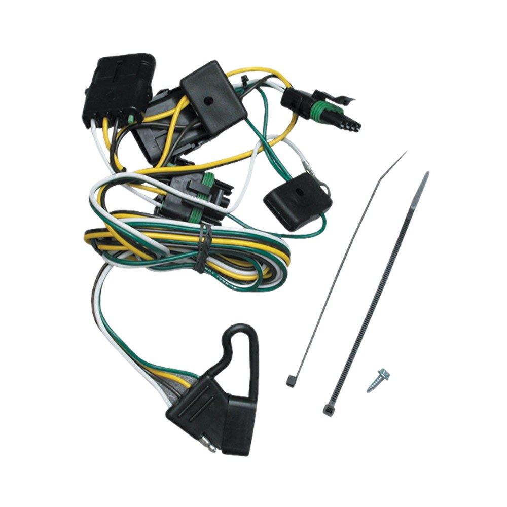 Tekonsha Trailer Wiring Connector, T-One, 4-WAY Flat Replacement for OEM Wiring Harness – 118356