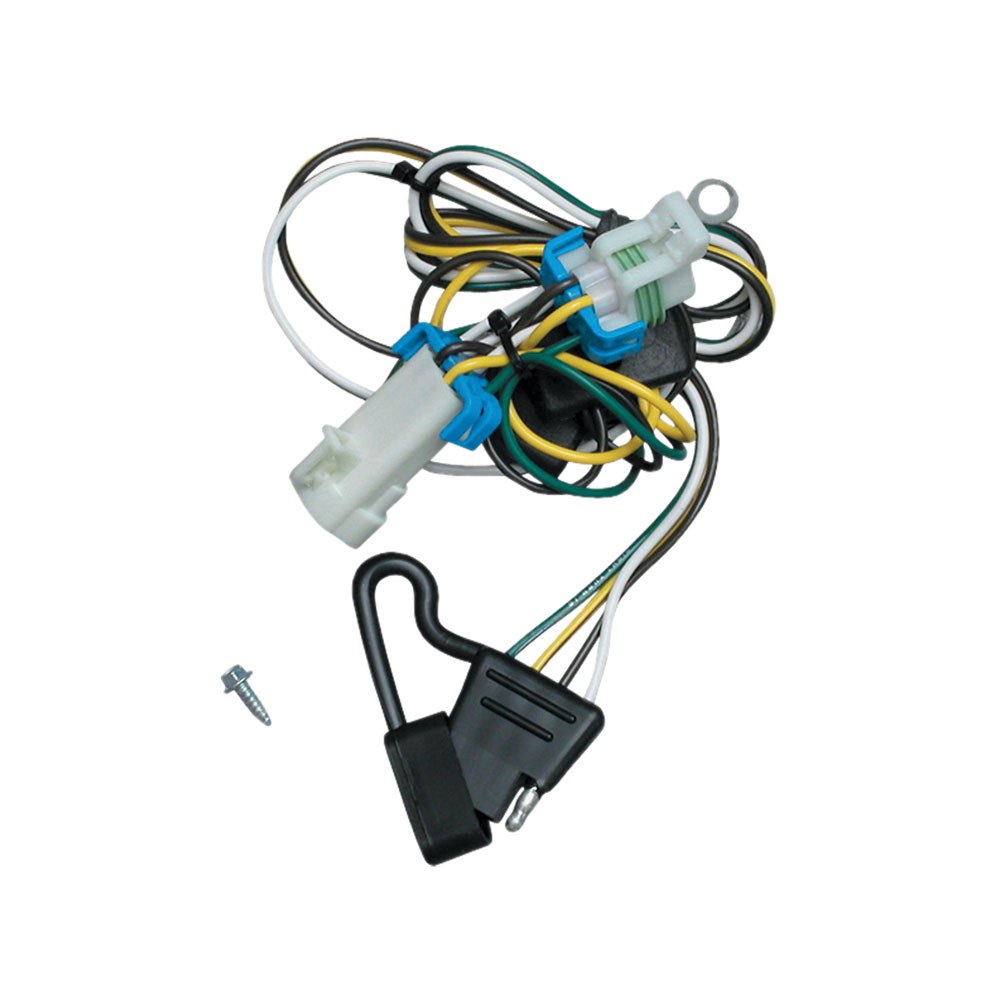 Tekonsha Trailer Wiring Connector, T-One, 4-WAY Flat Replacement for OEM Wiring Harness – 118359