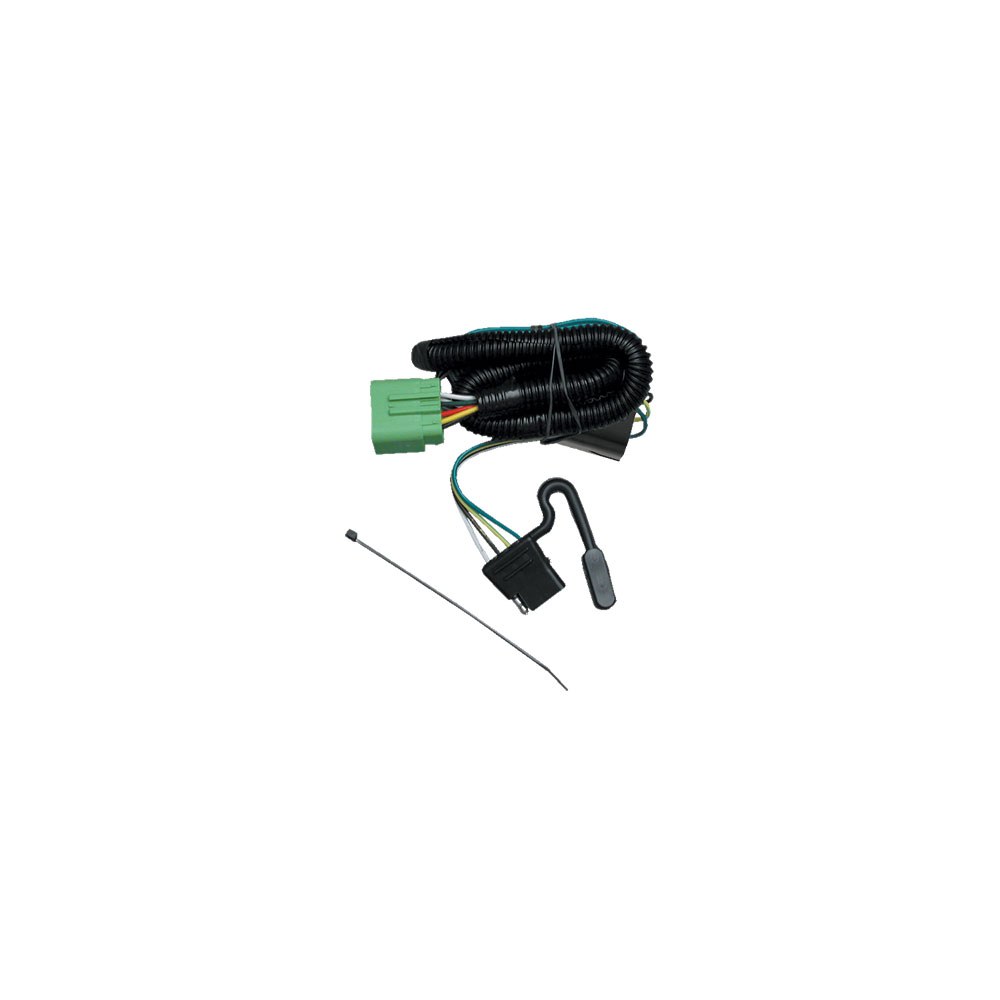 Tekonsha Trailer Wiring Connector, T-One, 4-WAY Flat Replacement for OEM Wiring Harness – 118369