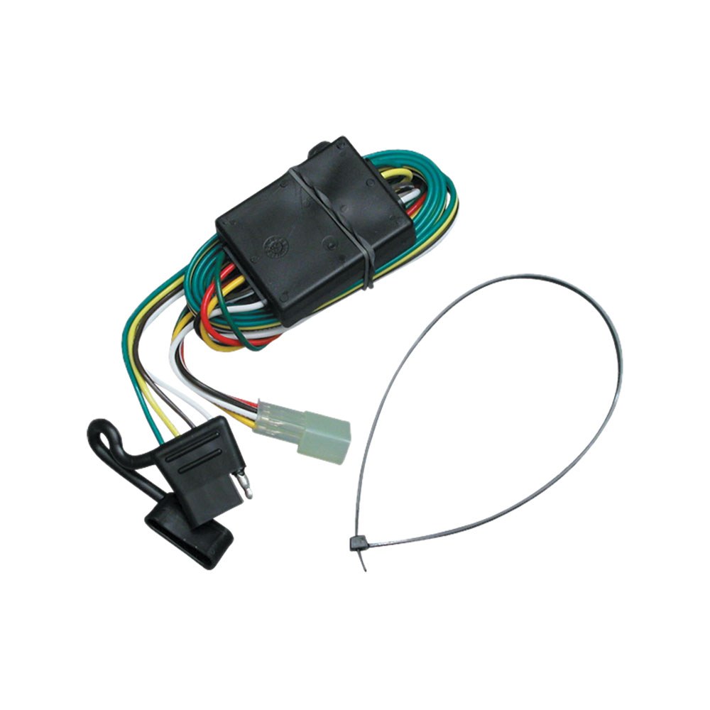 Tekonsha Trailer Wiring Connector, T-One, 4-WAY Flat Replacement for OEM Wiring Harness – 118372