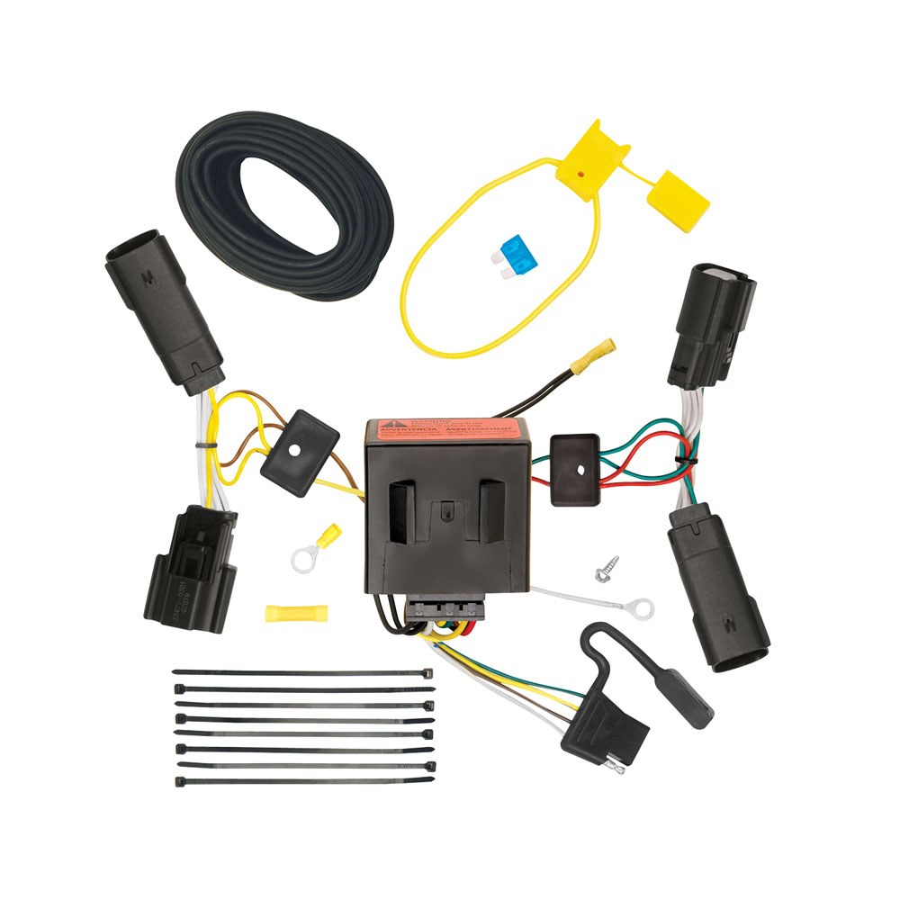 Tekonsha Trailer Wiring Connector, T-One, T-One Connector Assembly with Upgraded Circuit Protected Modulite HD Module – 118515