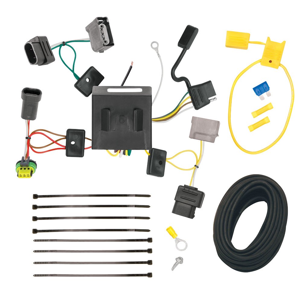 Tekonsha Trailer Wiring Connector, T-One, T-One Connector Equipped with Circuit Protected Modulite Module – 118536