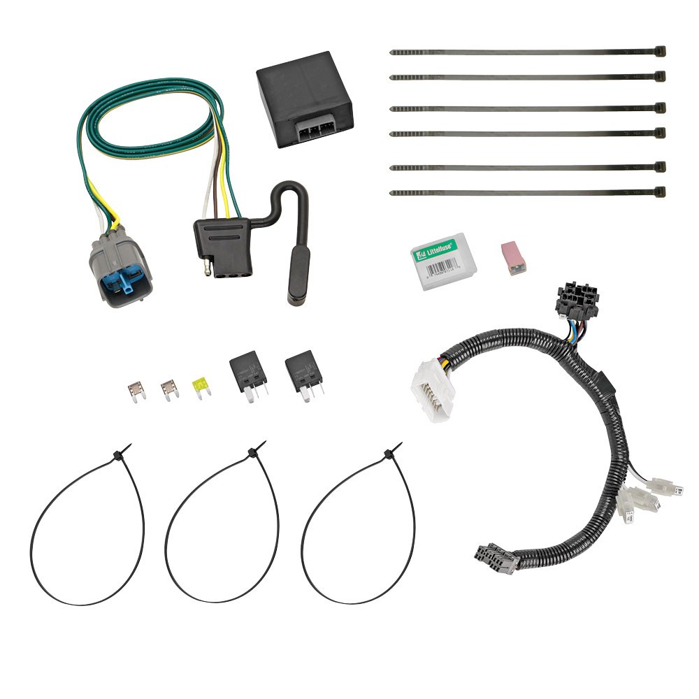 Tekonsha Trailer Wiring Connector, T-One, T-One Connector Assembly with Upgraded Circuit Protected Modulite HD Module – 118558