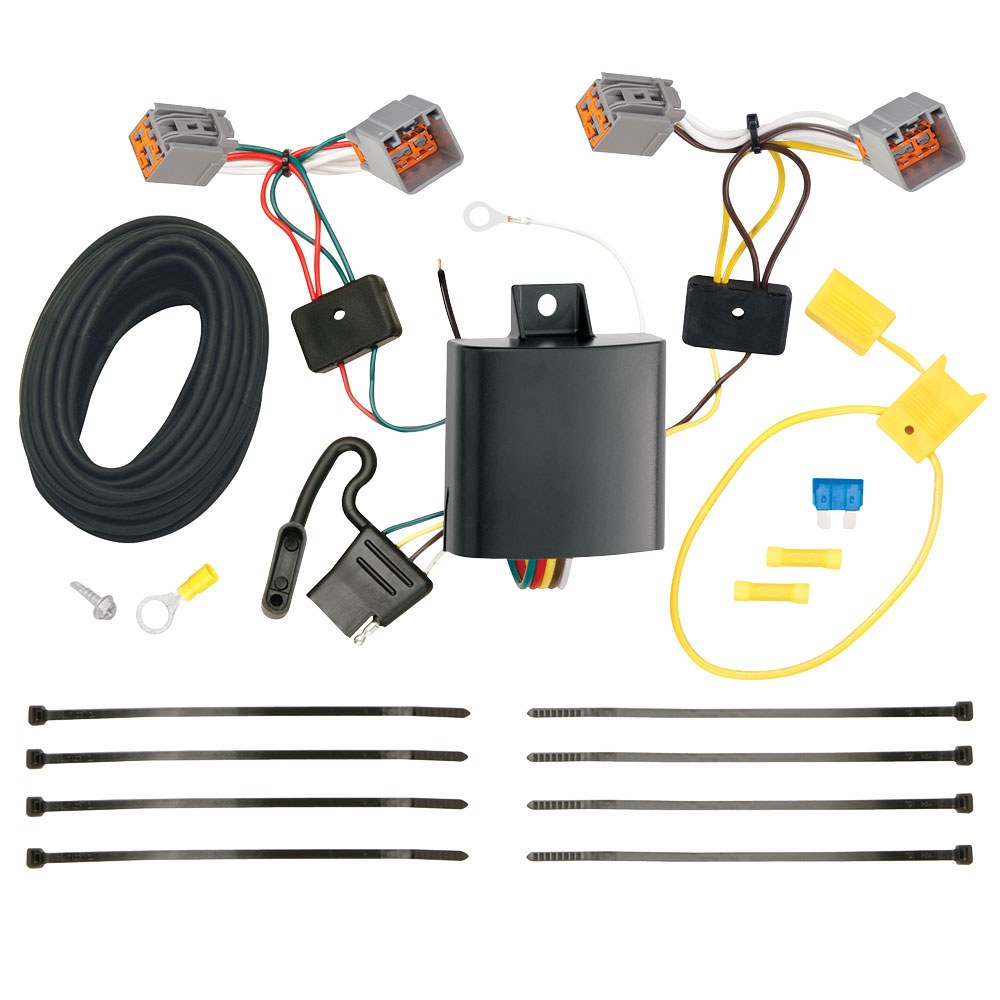 Tekonsha Trailer Wiring Connector, T-One, Connector Assembly with Upgraded Circuit Protected Modulite ® HD Module – 118613