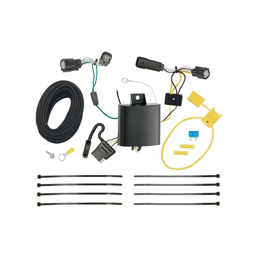Tekonsha Trailer Wiring Connector, T-One, T-One Connector Assembly with Upgraded Circuit Protected Modulite ® Module – 118669