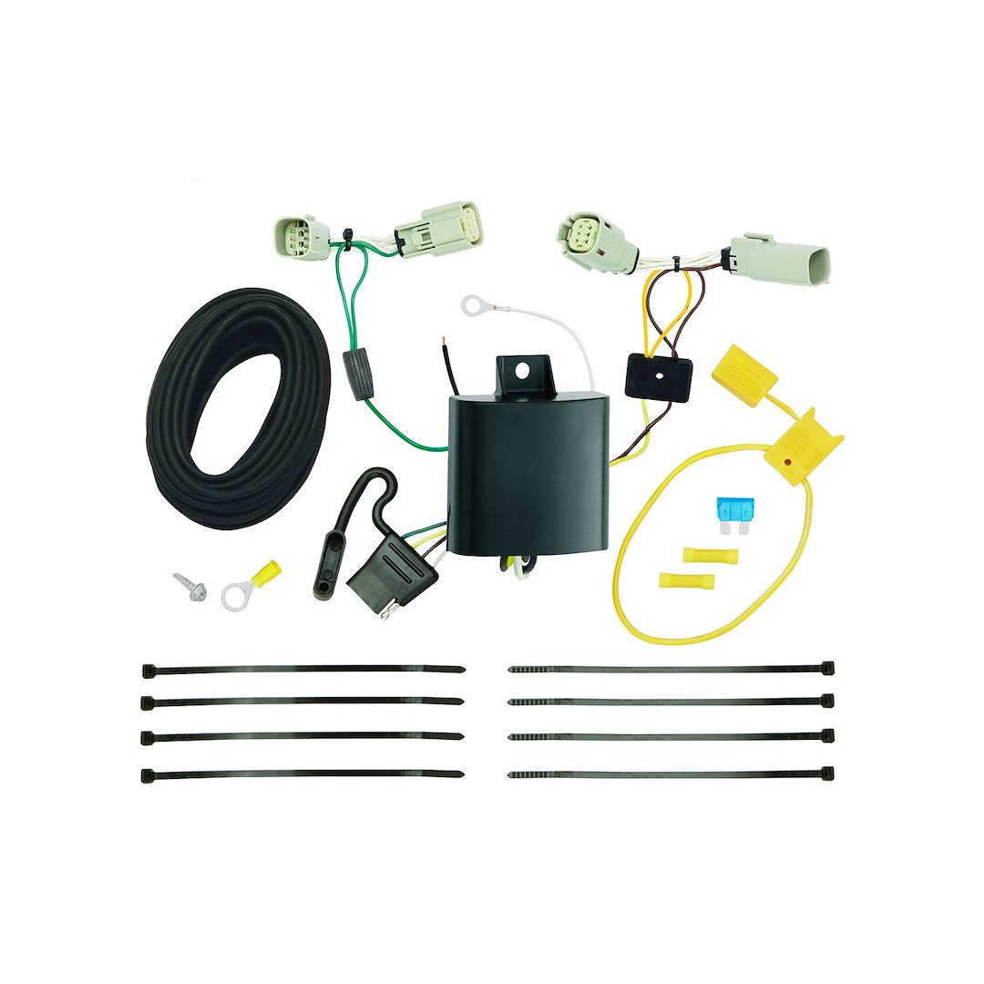 Tekonsha Trailer Wiring Connector, T-One, T-One Connector Assembly, 4.2 Amp Stop/ Turn and 7.5 Amp Taillights – 118682