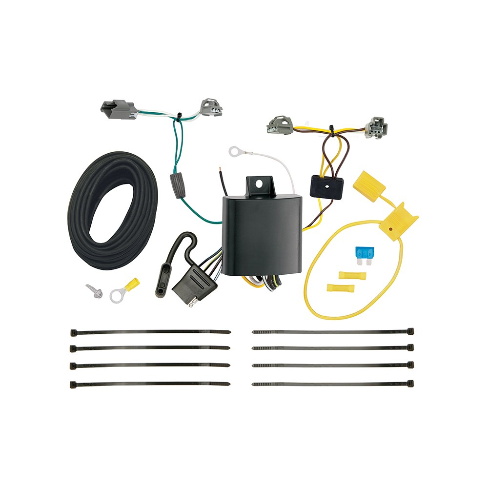 Tekonsha Trailer Wiring Connector, Tekonsha Current Monitor, T-One Connector Assembly with Upgraded Circuit Protected Modulite ® HD Module – 118696