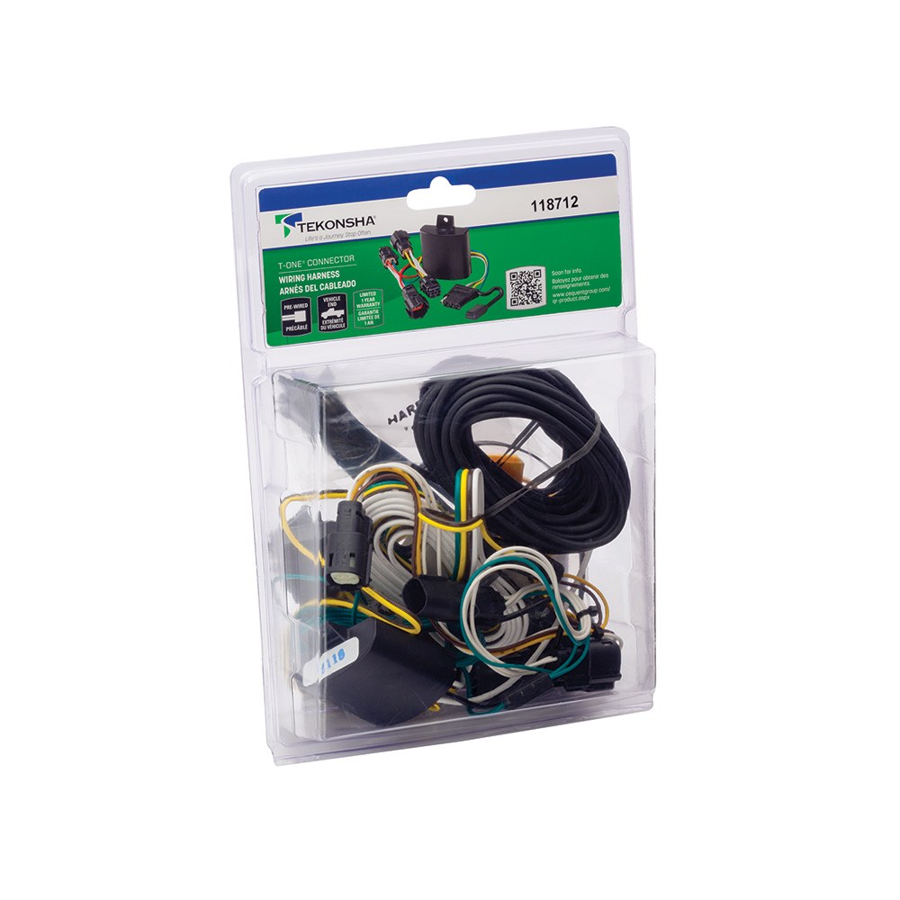Tekonsha Trailer Wiring Connector, T-One, T-One Connector Assembly with Upgraded Circuit Protected Modulite ® HD Module – 118712