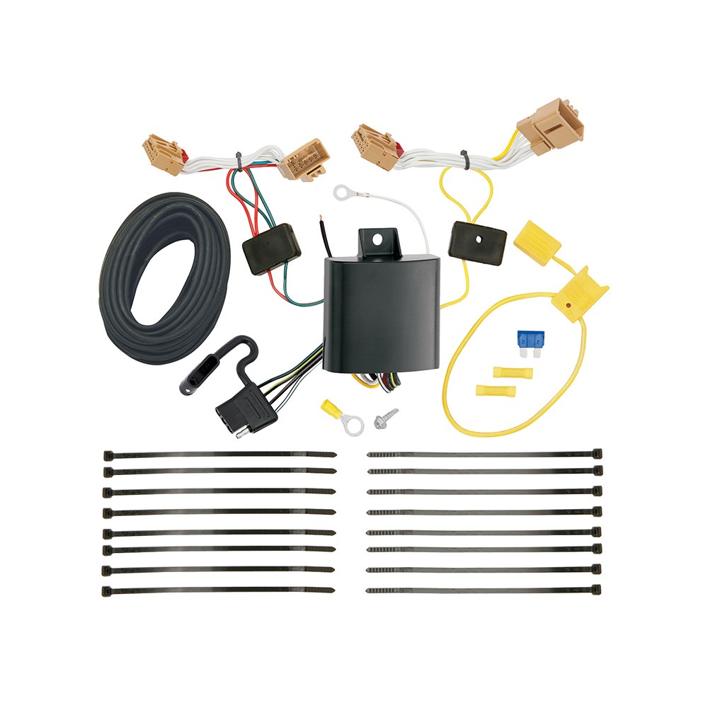 Tekonsha Trailer Wiring Connector, T-One, T-One Connector Assembly with Upgraded Circuit Protected Modulite ® HD Module – 118754