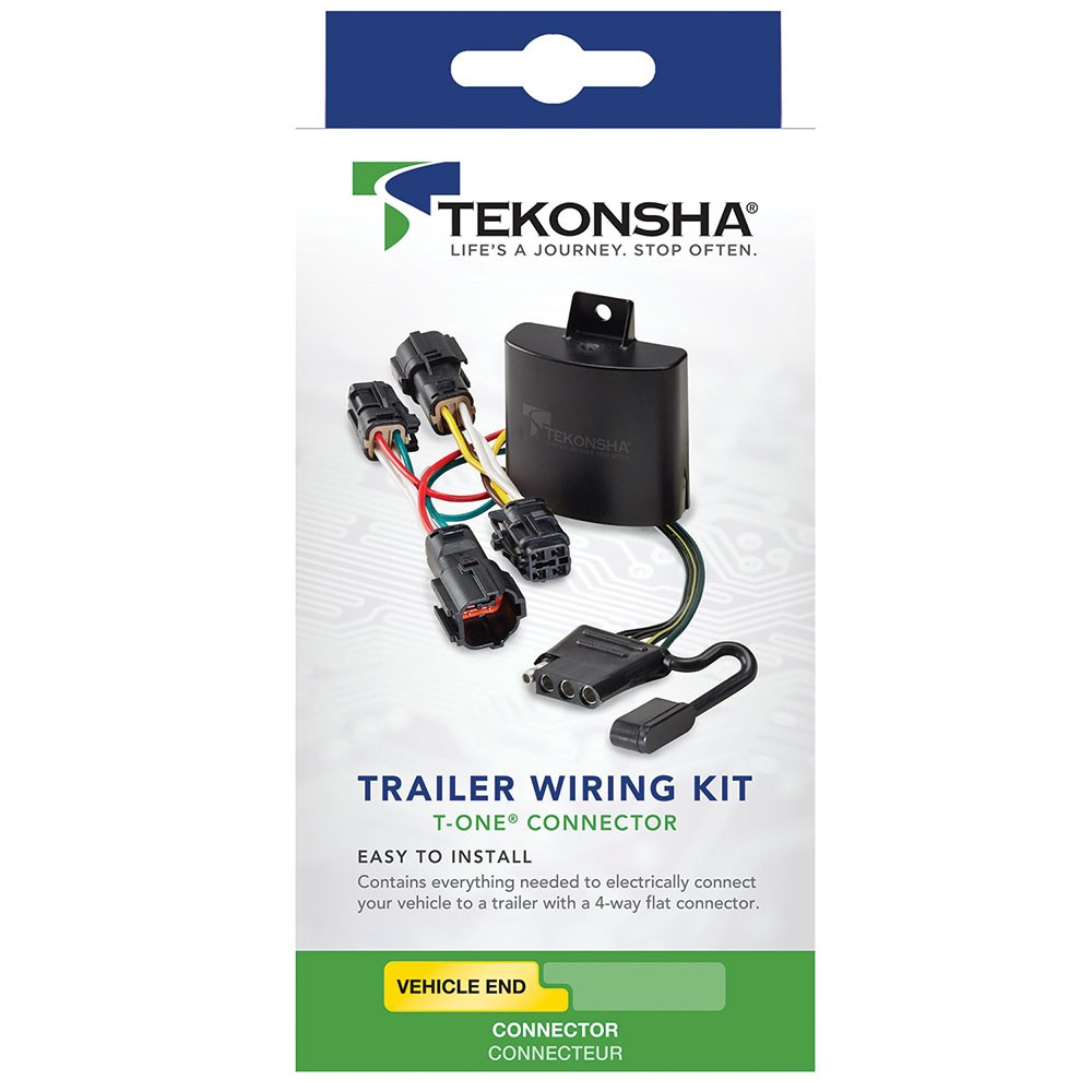 Tekonsha Trailer Wiring Connector, T-One, T-One Connector Assembly with Upgraded Circuit Protected Modulite ® HD Module – 118790