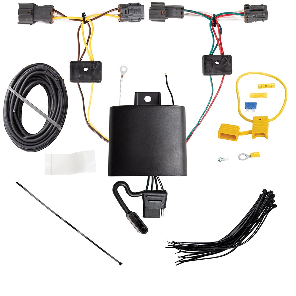 Tekonsha Trailer Wiring Connector, T-One, T-One Connector Assembly with Upgraded Circuit Protected Modulite HD Module – 118812