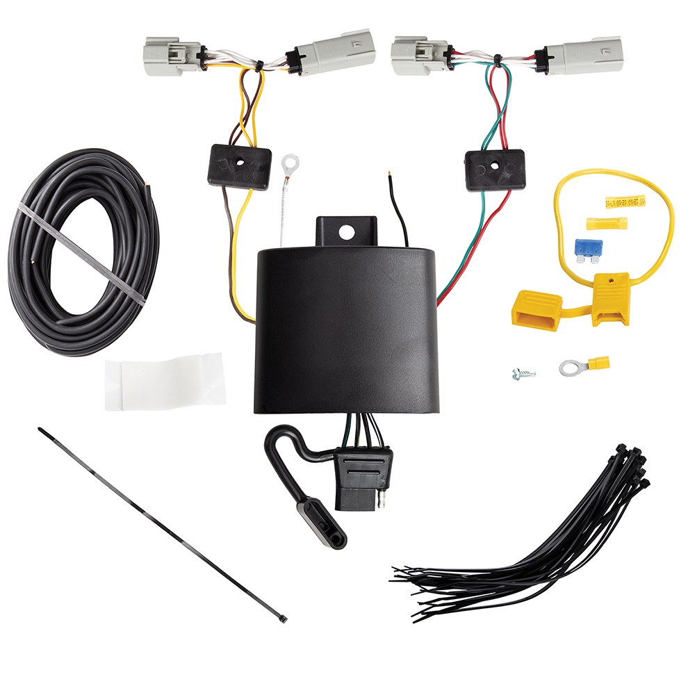 Tekonsha Trailer Wiring Connector, T-One, T-One Connector Assembly with Upgraded Circuit Protected Modulite HD Module – 118817