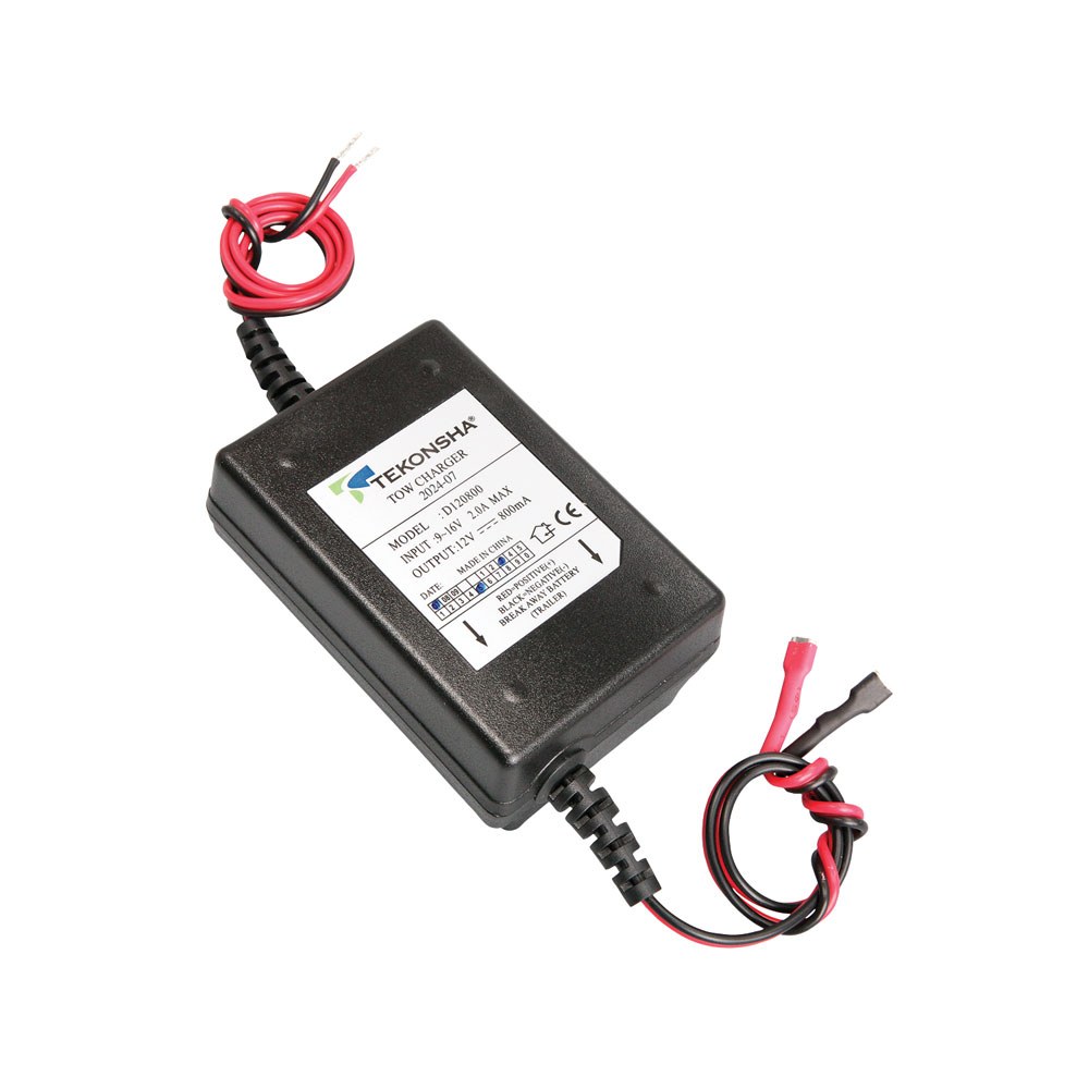 Tekonsha Trailer Breakaway System Battery Charger, 12 Volt, DC to DC Heavy Duty Multi Stage Maintenance Charger, 4 Amp/ Hr. Charging Current – 2024-07