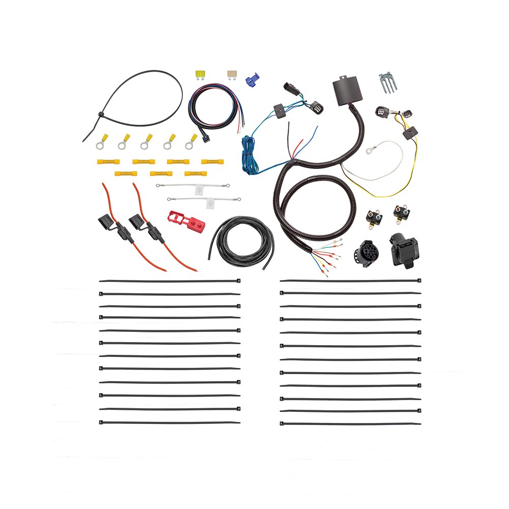 Tekonsha Trailer Wiring Connector, Wiring Harness, 7-WAY and Plug and Play for Brake Control – 22121