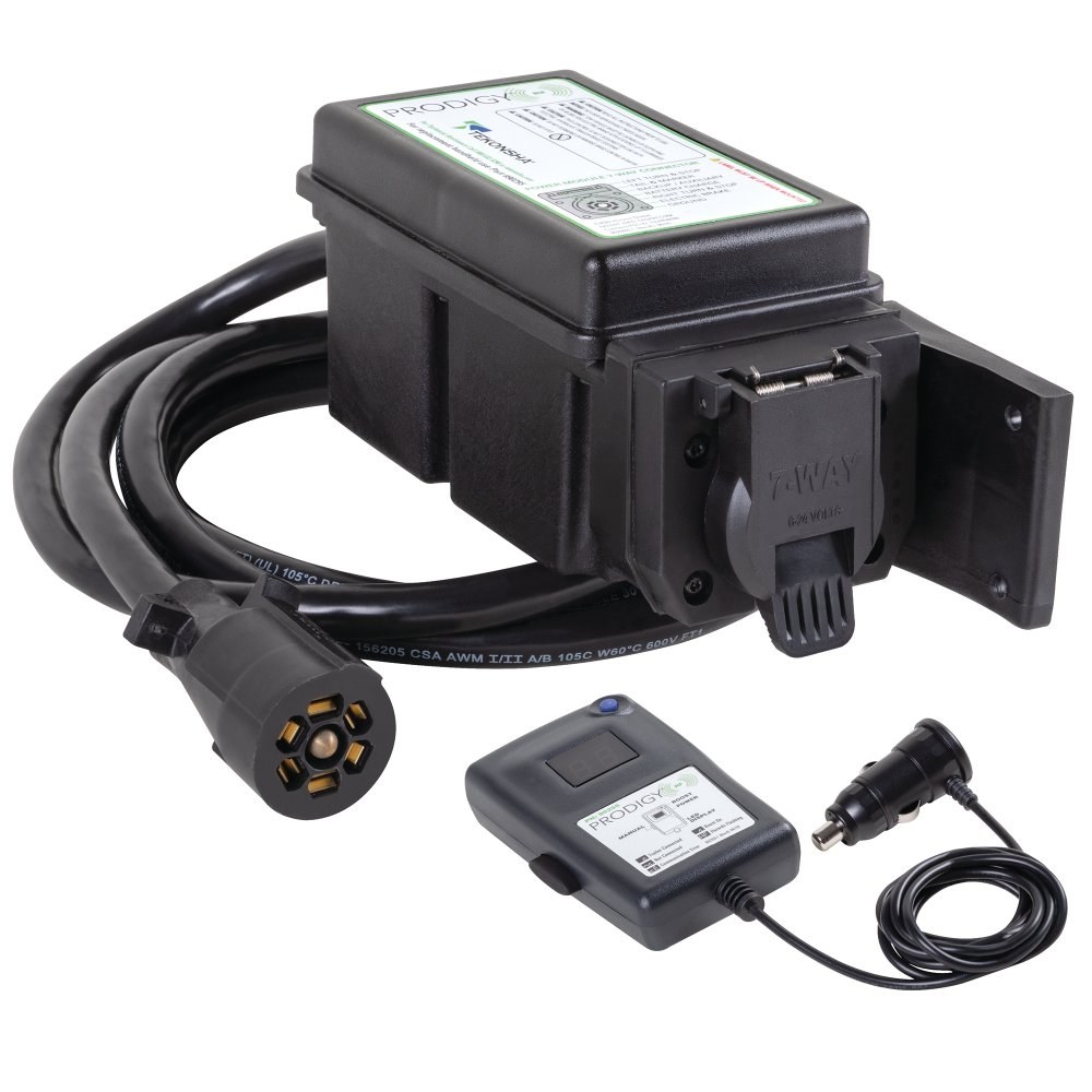 Tekonsha Trailer Brake Control, Prodigy ® Rf Brake Control, Proportional, For Up to 6 Trailer Brakes, Fully Functional IN Reverse – 902503