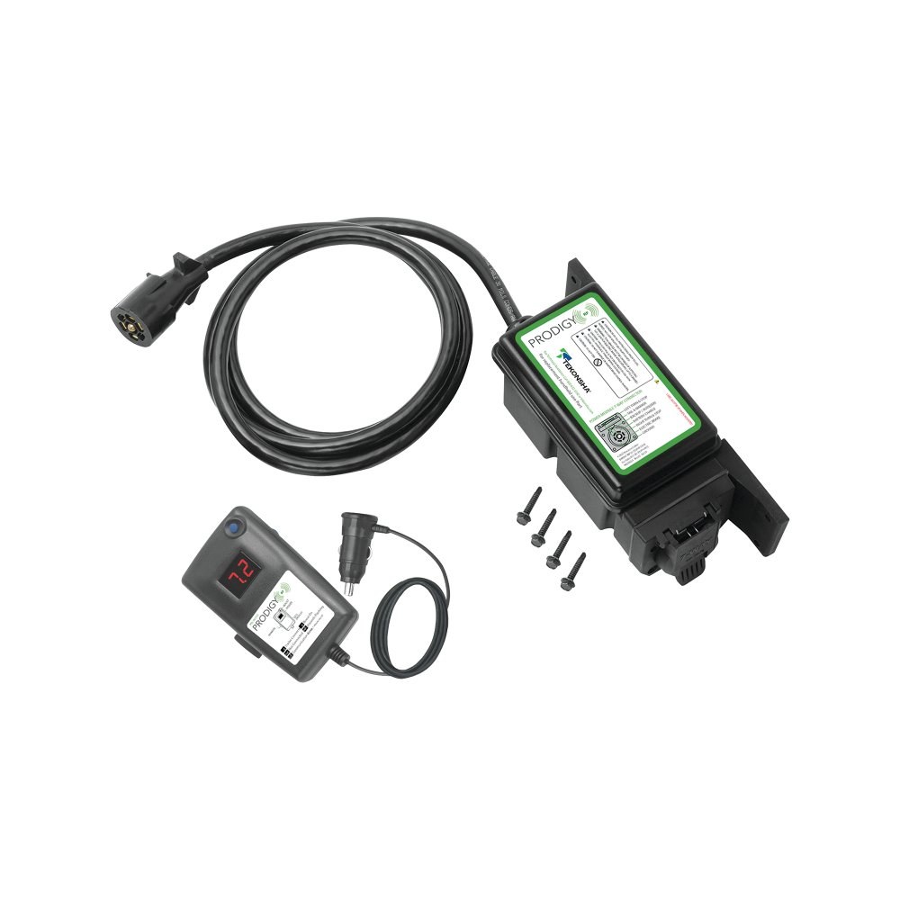 Tekonsha Trailer Brake Control, Prodigy ® Rf Brake Control, Proportional, For Up to 6 Trailer Brakes, Fully Functional IN Reverse – 902503